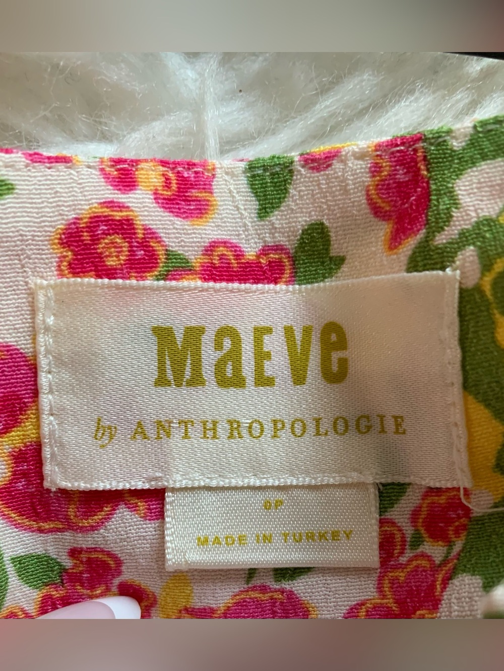 Anthropologie Floral Kids Dress in Pink, Yellow & Green